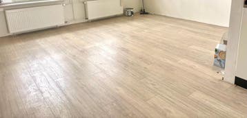 Gratis laminaat vloer + ondervloer 35 m2