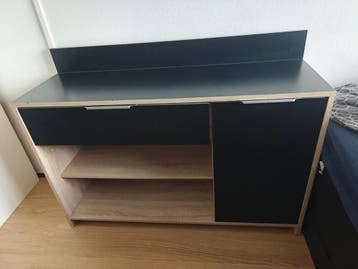 Kast met lade en deur - 123x40x77/90cm