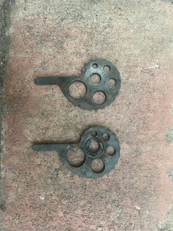 Gilera gsm wiel/kettingspanner