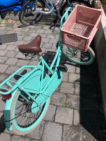 Groene meisjesfiets, 18 inch