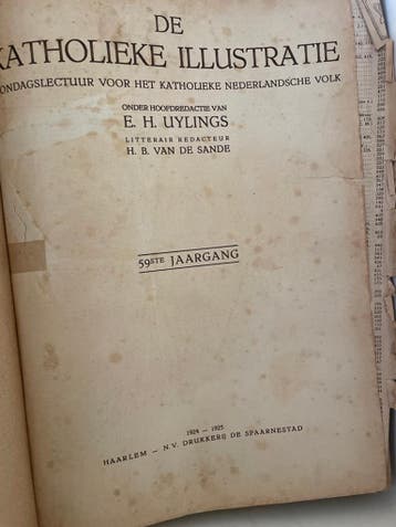 Katholieke Illustratie jaargangen 1924-1926 - Meeste nummers