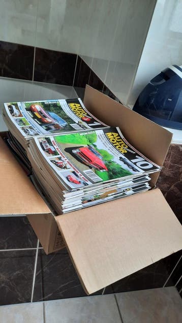 Gratis: Doos vol autobladen (klassiekers & youngtimers)