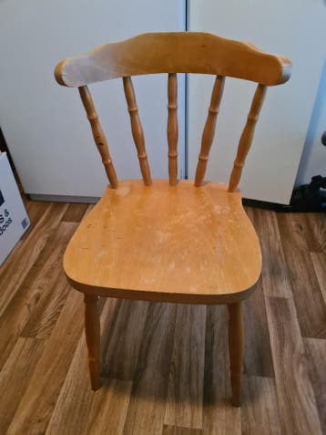 Keukenstoel, hout