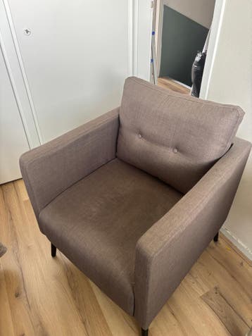 Fauteuil met vlek en kattenkrabben - Gratis afhalen