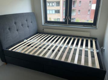 GRATIS IKEA bed 160x200 met opbergruimte