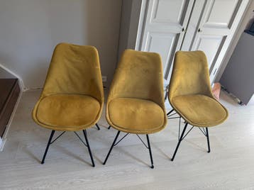 Velvet stoelen