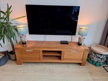 Eikenhouten TV meubel