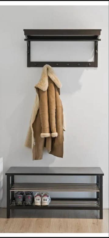 IKEA TJUSIG kapstok met schoenenrek - prima staat