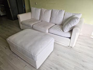 Gratis Ikea Gronlid bank met hocker