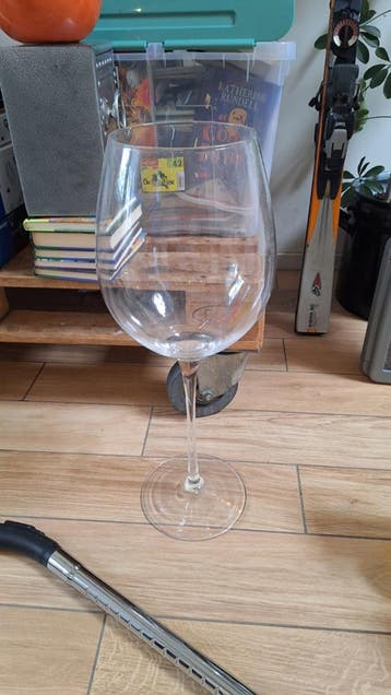 Groot wijnglas decoratie