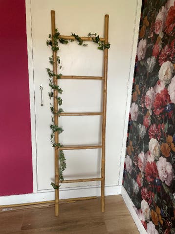 Decoratieve ladder bamboe
