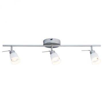 IKEA BASISK Plafondspot (3 spots, nikkel/glas)