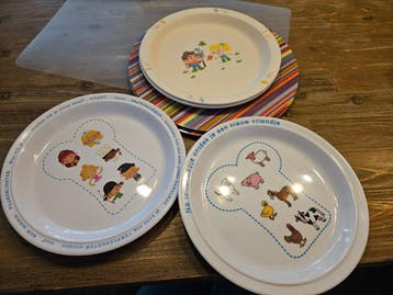 Leuke melamine boterhambordjes voor kinderen