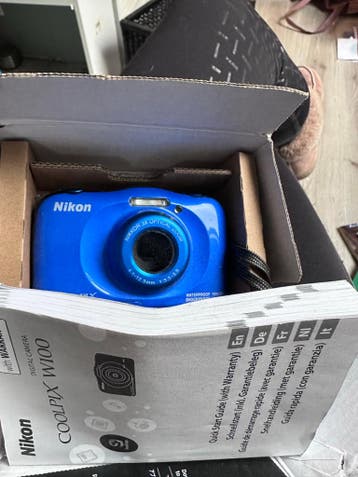 Nikon Coolpix W100 Blauw - Waterdichte Compact Camera