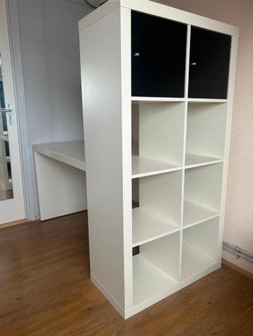 Bureau met kast ( kalax IKEA)