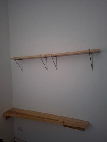 IKEA Ekby Järpen planken met beugels