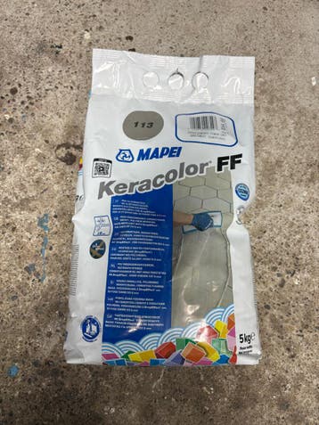 Mapei KeraColor FF voegmiddel 5kg - 113 cement grijs