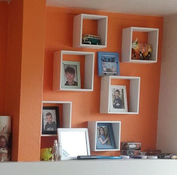 Gratis 6 x wit ophangkastje (3 verschillende formaten)