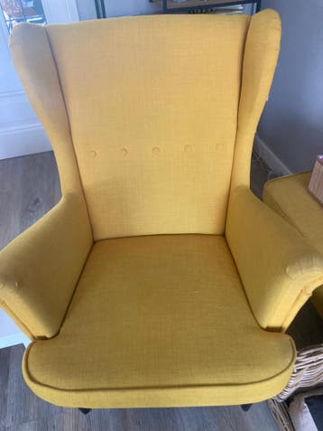 Fauteuils met poef