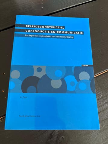 A. Geul - Beleidsconstructie, coproductie en communicatie