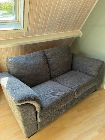 IKEA TIDAFORS grijs 2-zits bankje