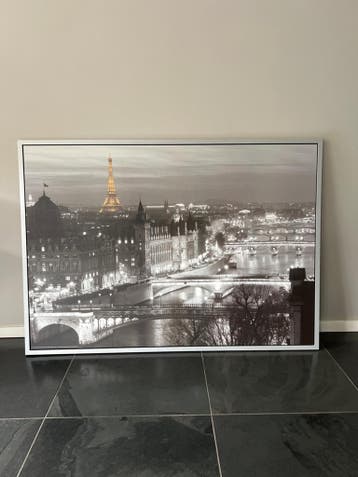 IKEA VILSHULT Parijs Eiffeltoren Zwart-Wit Print