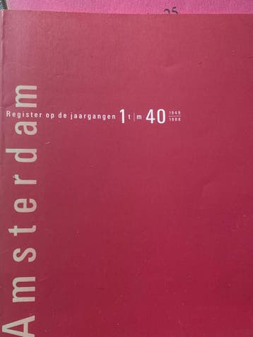Ons Amsterdam - Complete serie boekenreeks