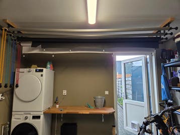 Caruba BGS-4 Ophangsysteem voor 4 rollen wand/muur montage