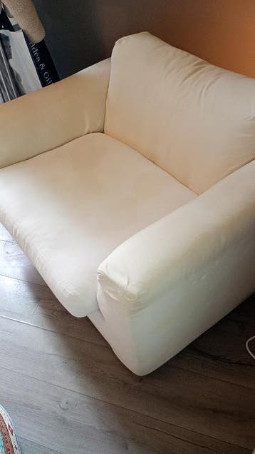 Fauteuil ecru