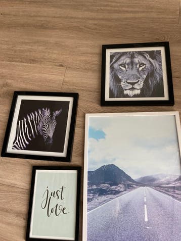 Gratis: 4 fotolijstjes