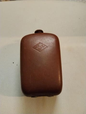Vintage Agfa cameratasje - Bruin leer - Made in Germany