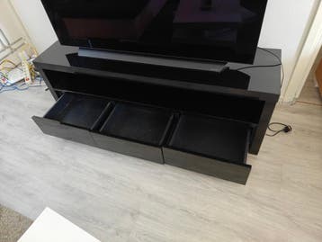 Tv meubel zwart hoogglans (gratis)