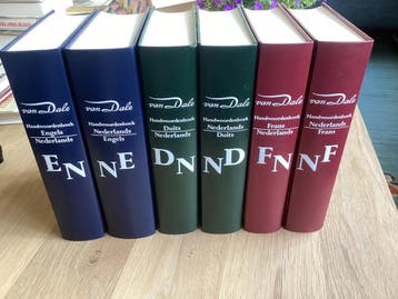 Woordenboeken Van Dale Frans, Duits, Engels