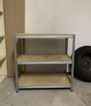 GRATIS OPHALEN: Handige stellingkast 90x90x44 cm