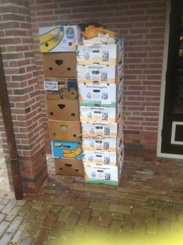 15 banaandozen vol  met boeken