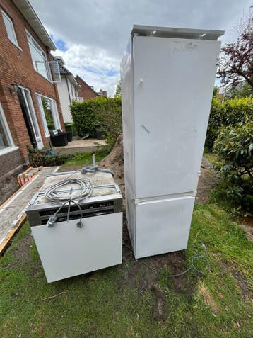 Gratis op te halen vaatwasser en koelkast