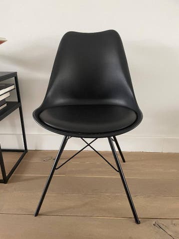 Zwart Stoelen x6