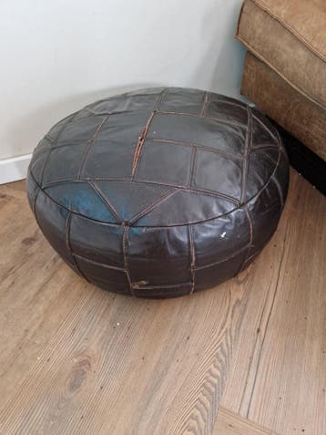 GRATIS LEREN POEF 60CM