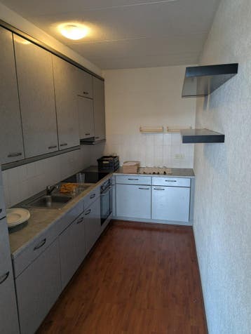 Hoekkeuken voor 3 kratten bier