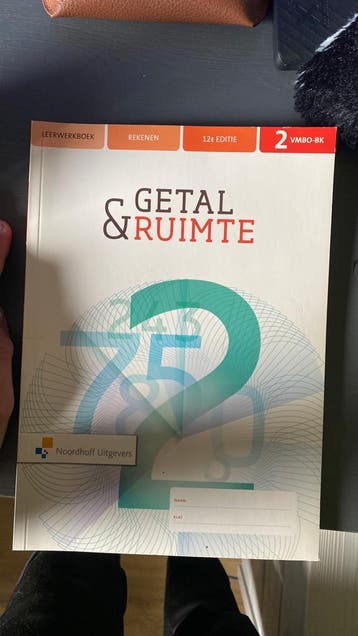 Getal & Ruimte 12e ed vmbo-bk leerjaar 2 rekenkatern