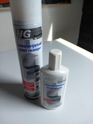 Rvs reiniger van HG.