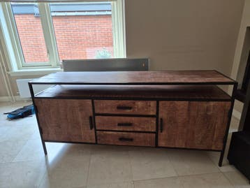 GRATIS Dressoir hout direct ophalen