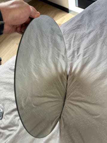 Gratis ronde spiegel 50cm