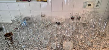 Gratis af te halen: Groot assortiment glaswerk