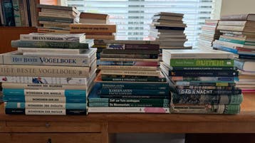 Grote collectie natuurboeken: vogels, planten, wandelen