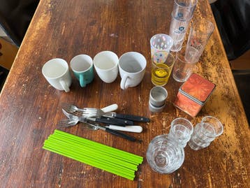 Gratis keukengerei en servies