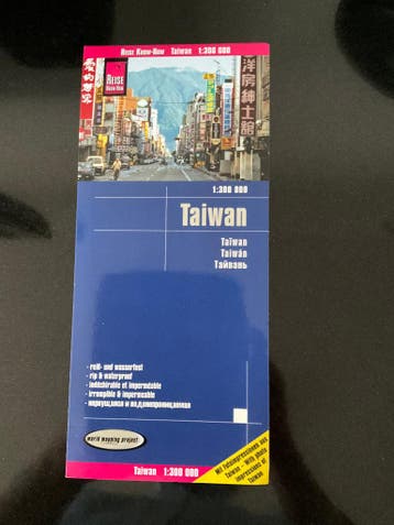 Landkaart Taiwan