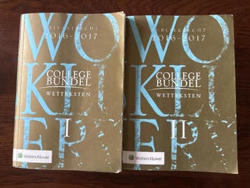Collegebundel wetteksten Privaatrecht & Publiekrecht 16/17
