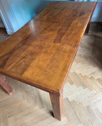 Eettafel hout LxB 220x92  GRATIS ophalen