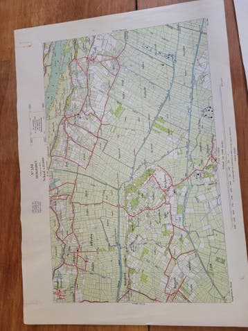 Originele Topografische kaarten uit 1930